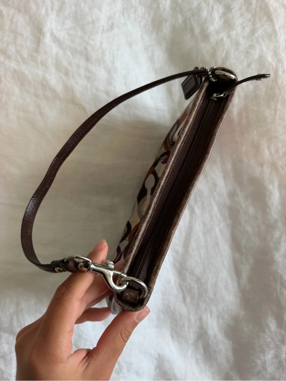 Vintage Y2K Coach Mini Purse Brown & Purple